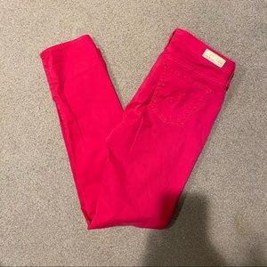 AG Adriano Goldschmied Stilt Pink Pants